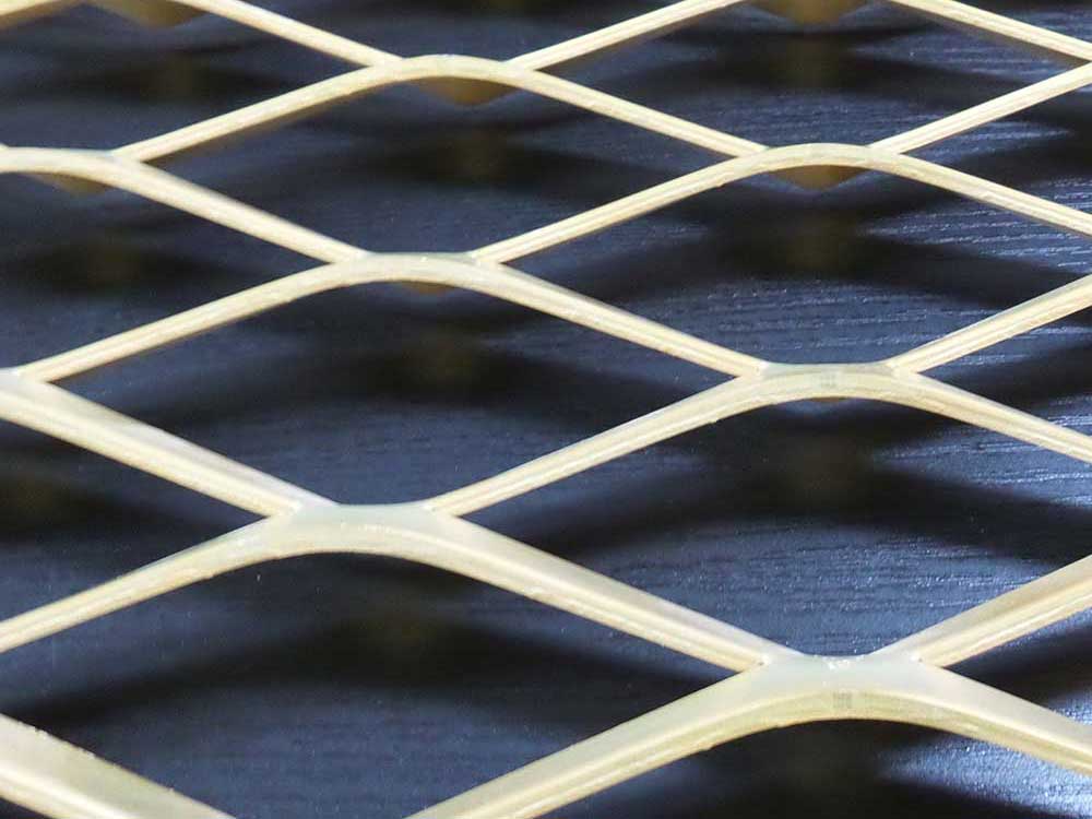 Decorative expanded metal mesh