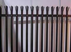 European-style picket fence use