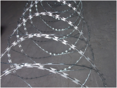 High quality of Galvanized razor barbed wire BTO-22