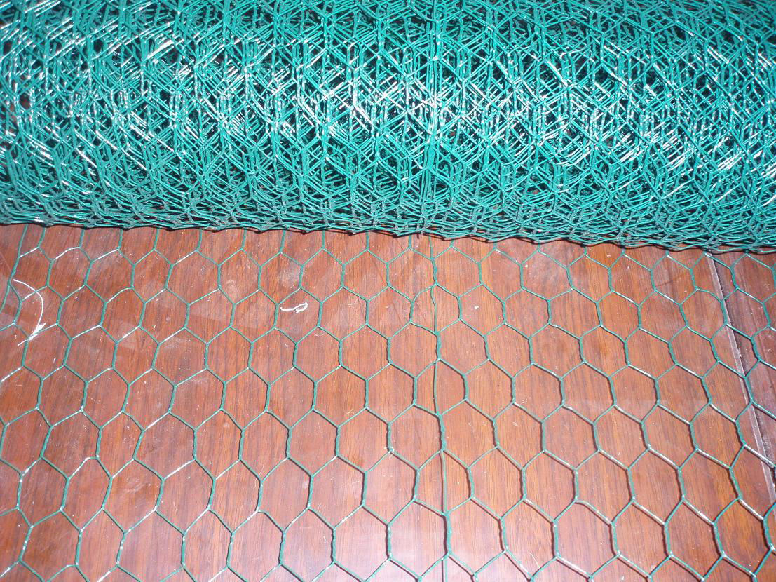 Pvc coated hexagonal wire mesh 