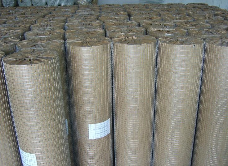 Galvanized welded wire mesh panels