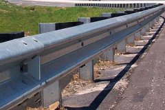 Highway guardrail