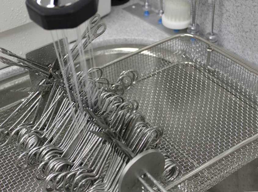 Medical stainless steel mesh basket: