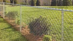 How do I fix the chain link fence?