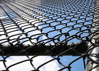 Chain link fence installation