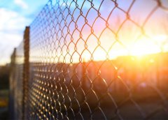 Chain link fence is a kind of greening and protective wire mesh