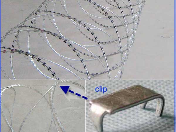 THE COMBINATION OF RAZOR WIRE AND POST FROM QUNKUN METAL