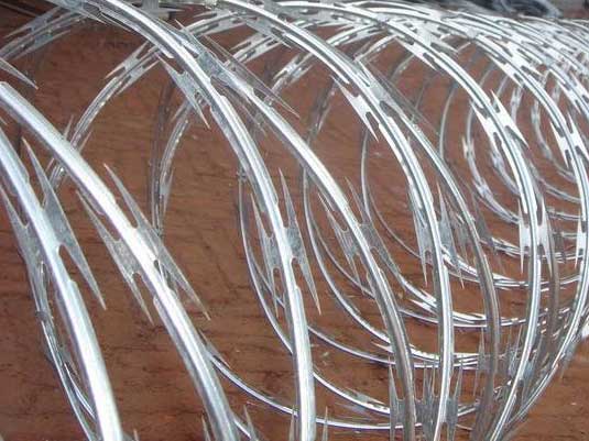 Material Presentation of Razor Wire