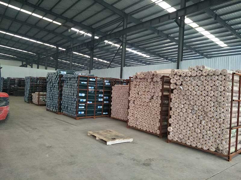 Use of the PVC welded wire mesh