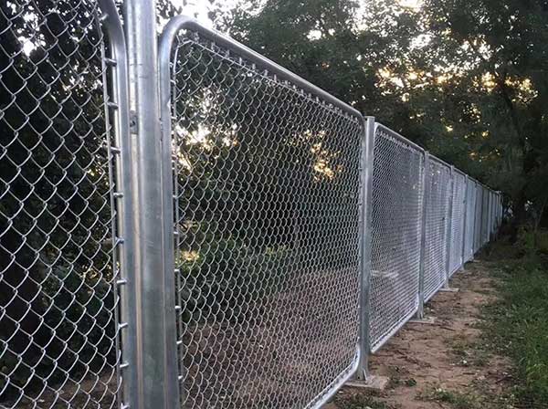 Woven mesh (chain link fence) application scope