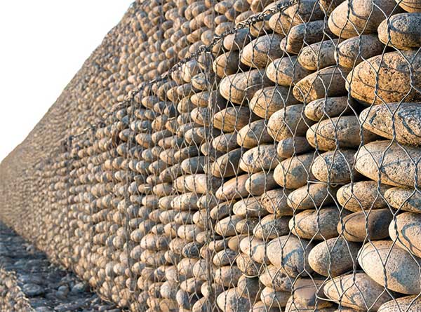 The structural use of gabion mesh