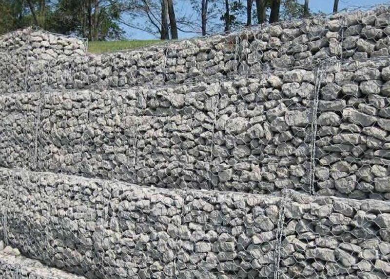 The role of Gabion Box in water conservancy project?