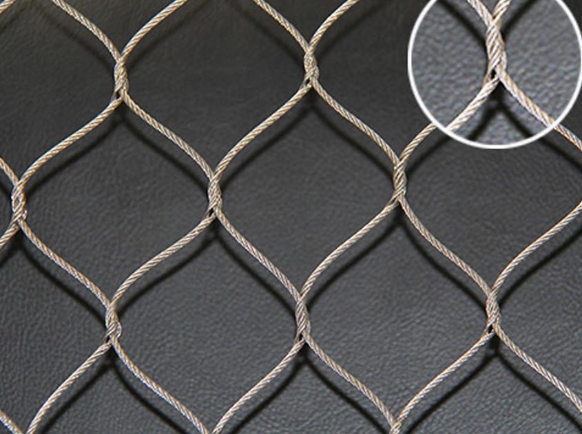 Excellent characteristics of stainless steel rope net